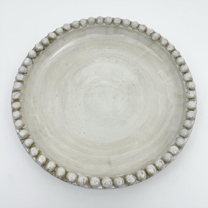Antique Beaded Bowl / Large