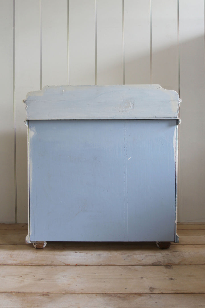 Painted  Chest of Drawers with Shaped Gallery