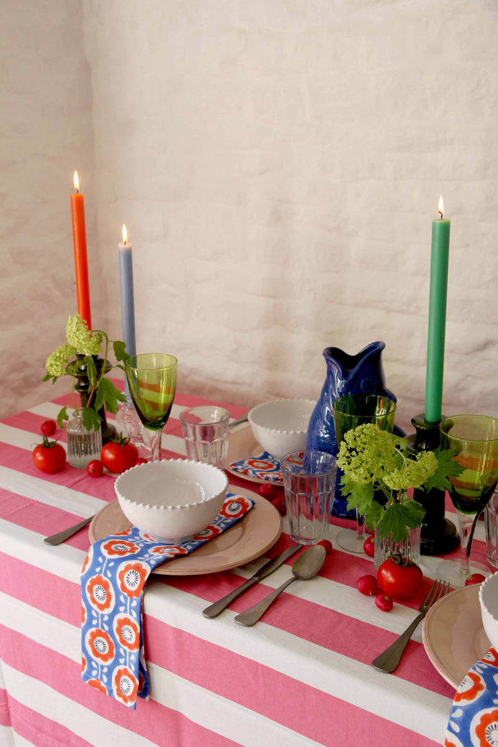 Tablecloth / Pink Stripe