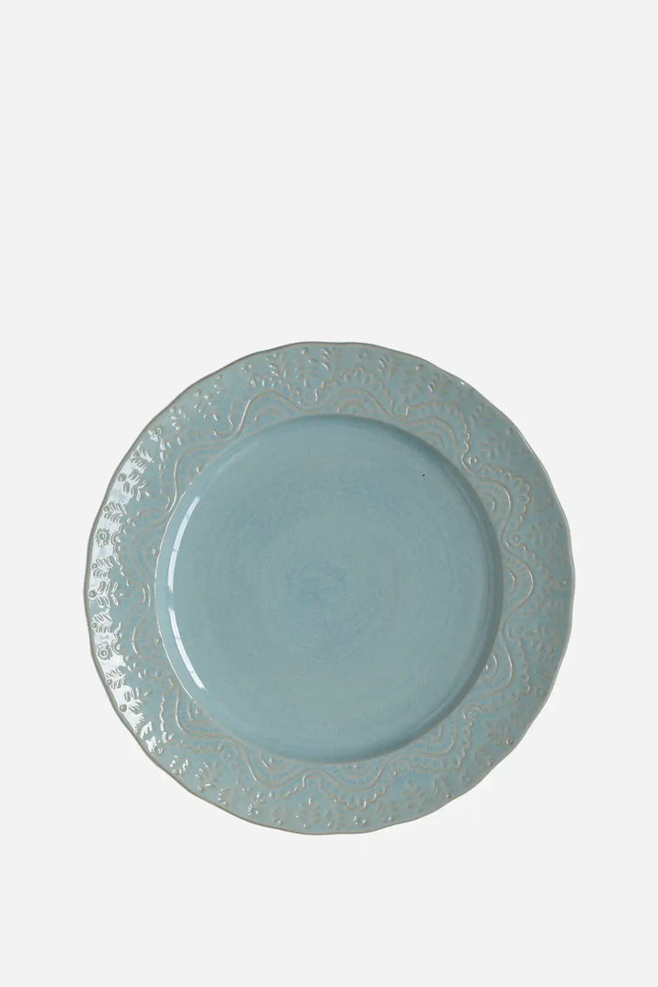 Dinner Plate 28 / Bleu Lagon