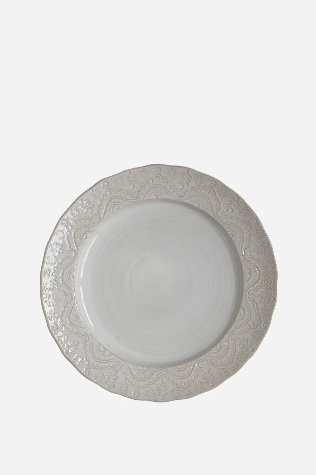 Dinner Plate 28 / Blanc Banquise