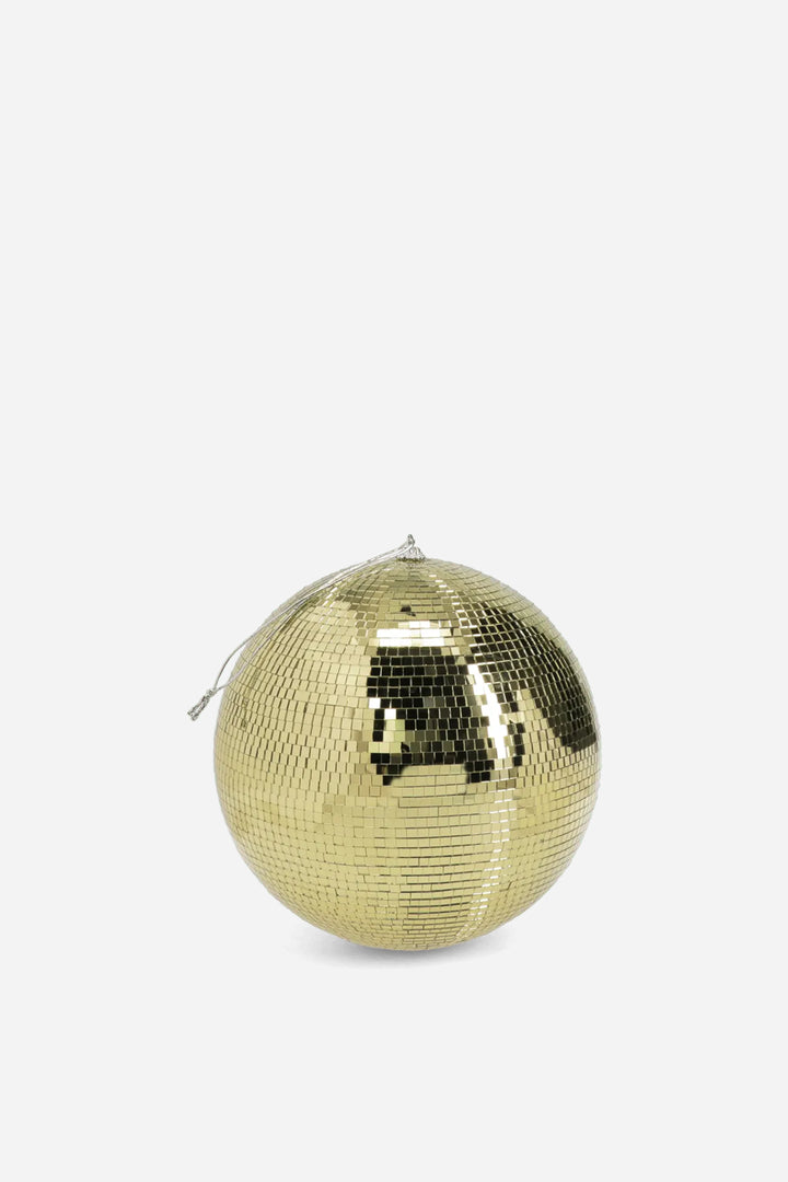 Hanging Disco Ball (20cm) / Gold