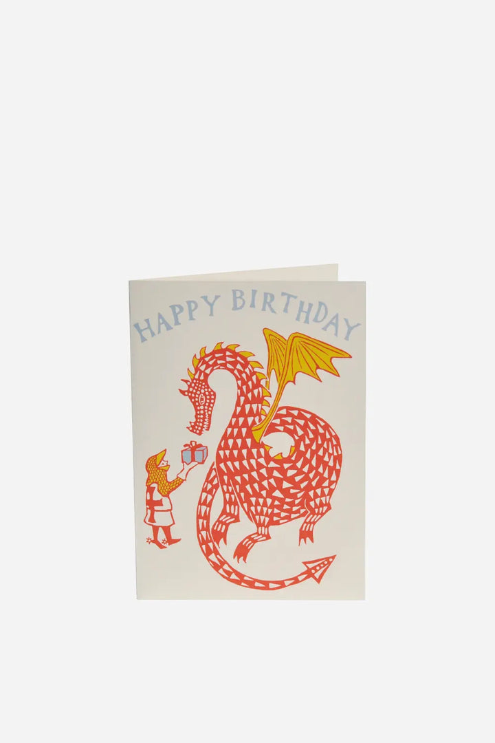 Very Large Card Happy Birthday Dragon