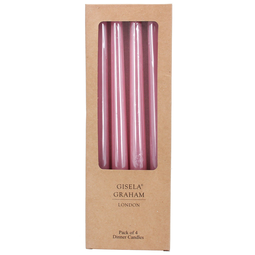 Taper Dinner Candles / Dusty Pink