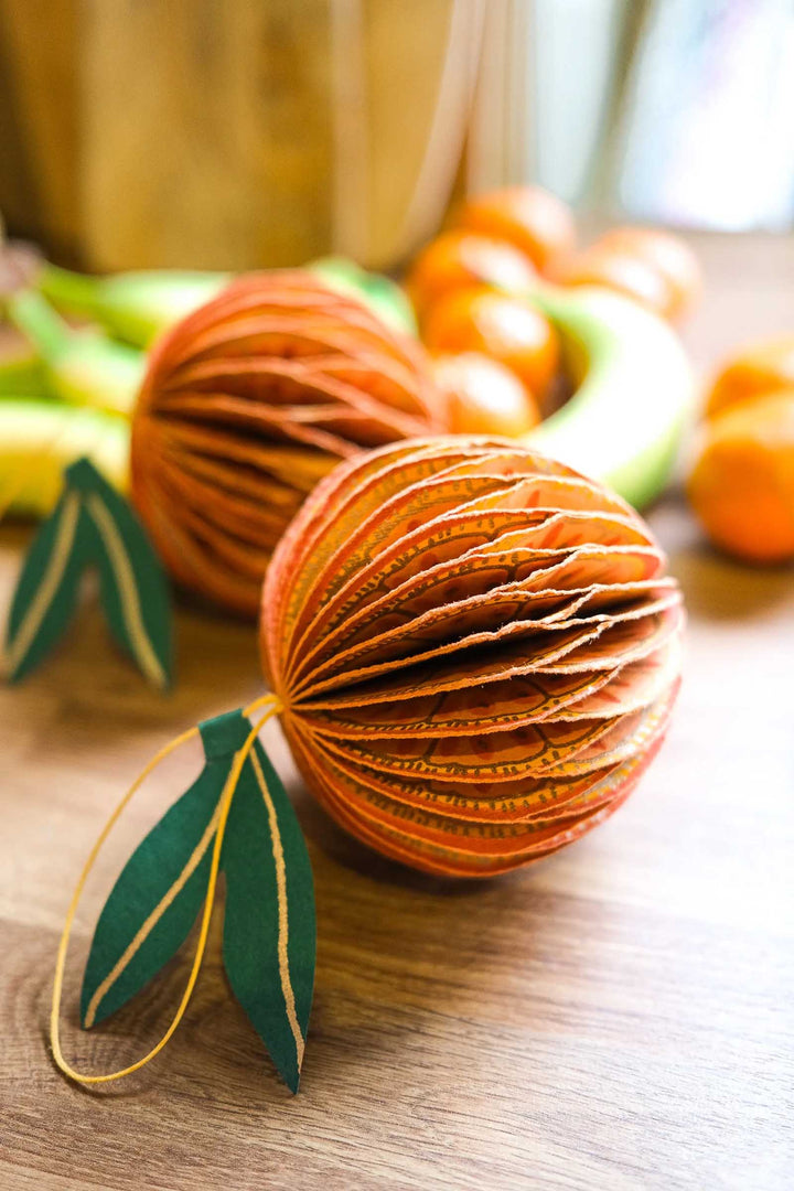 Honeycomb Decoration / Orange