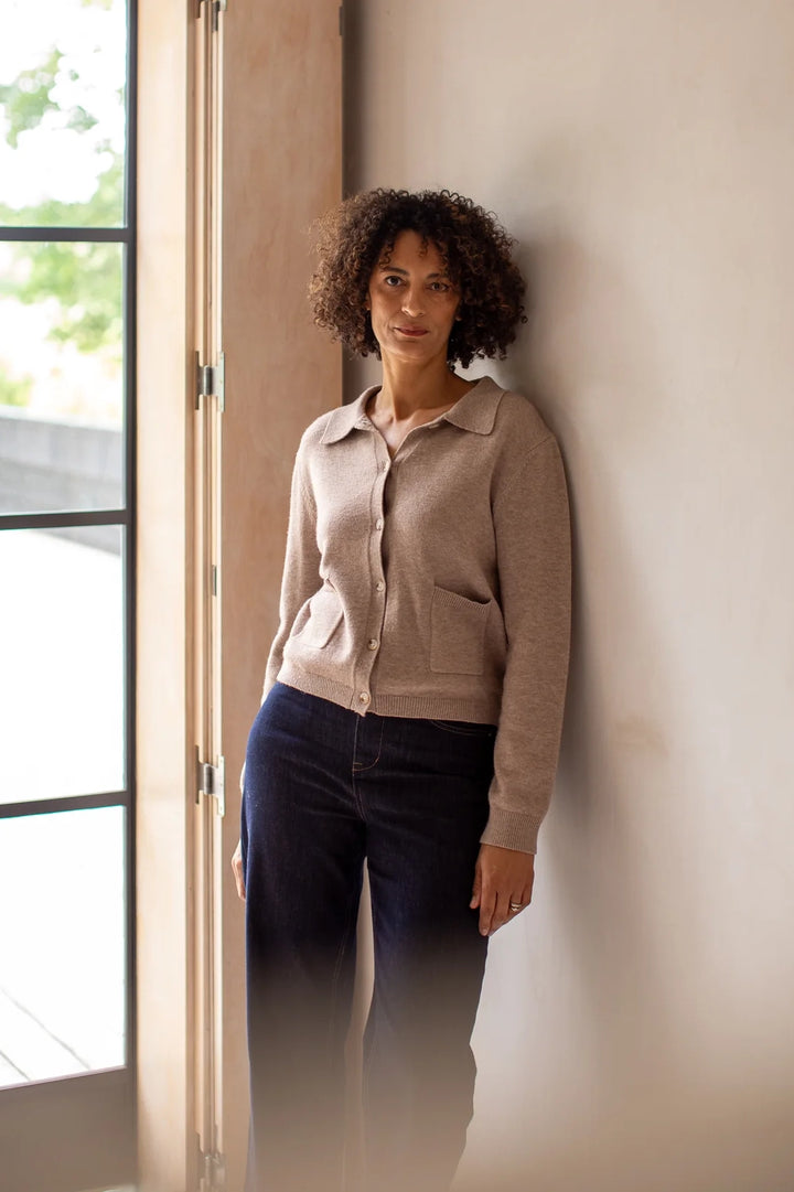 Eden Cardigan | Light Biscuit