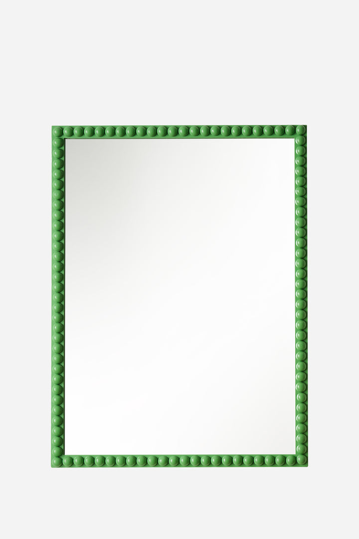 Bobbin Frame Mirror  80cm x 60cm / Emerald Green