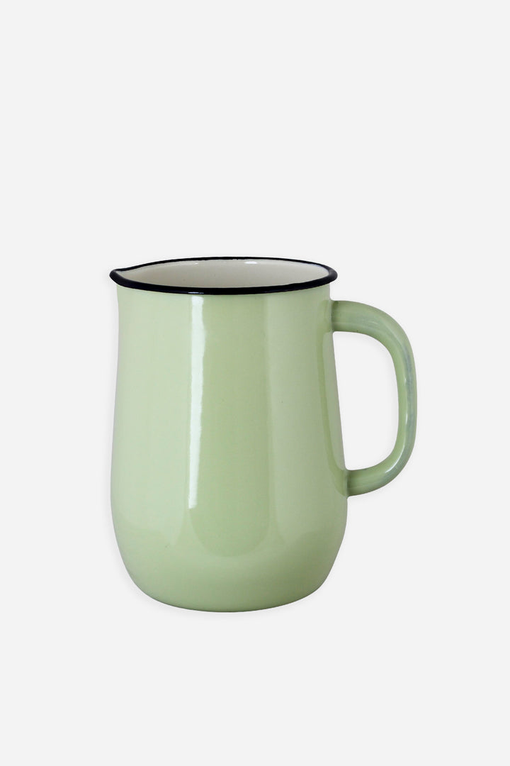 Emil's Enamel Green Jug