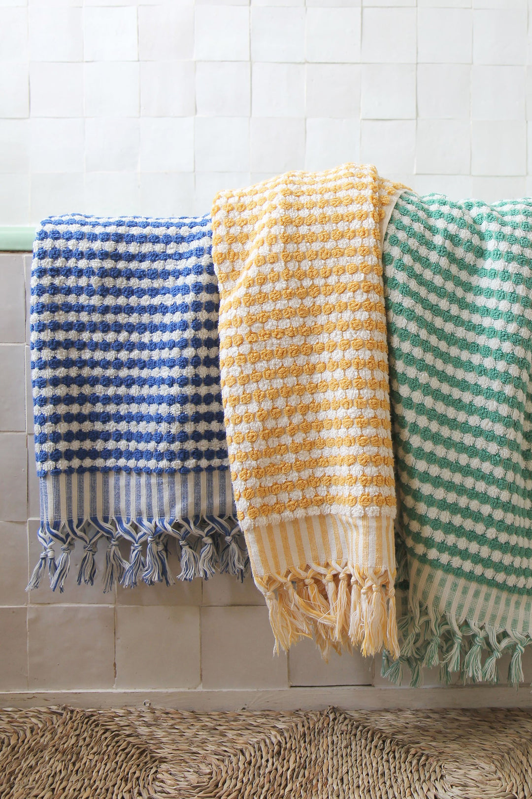 Emine Bath Towel / Yellow