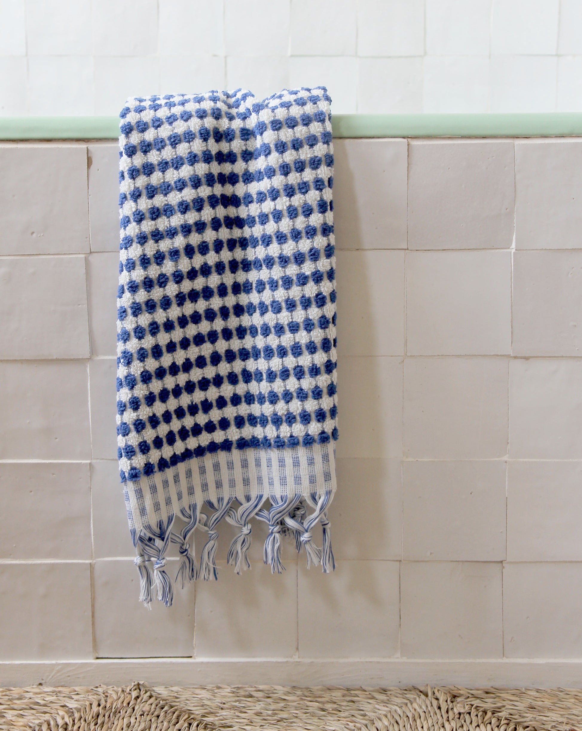 Indigo discount hand towel