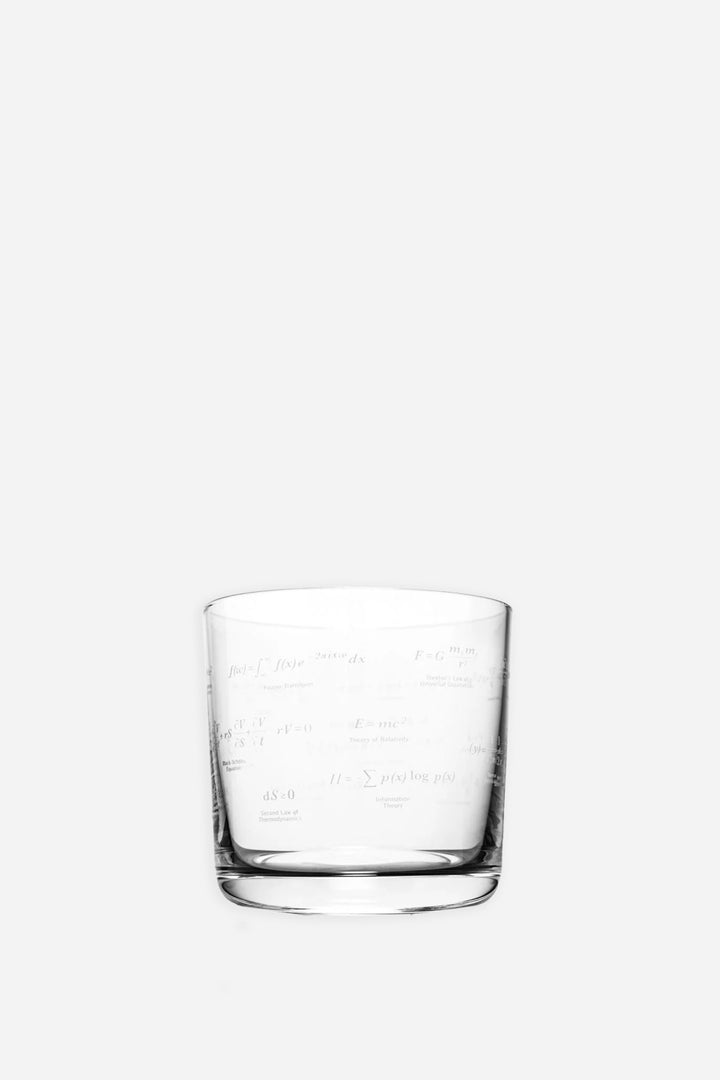 Equations That Changed the World Whiskey Glass