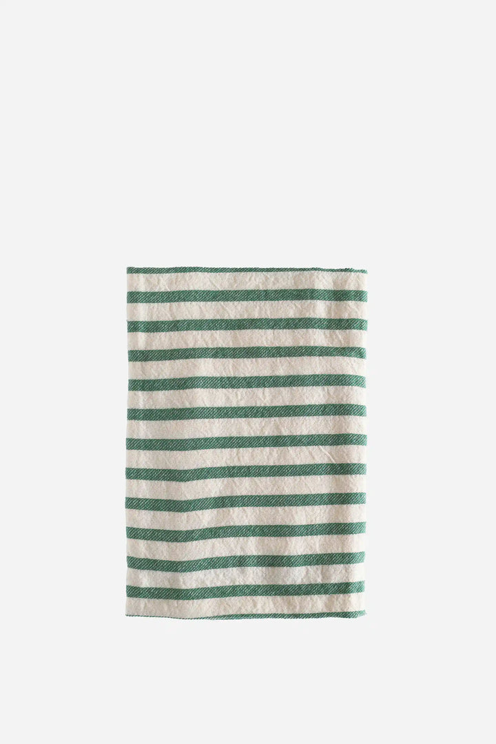 Eske T-Towel Dark Green Stripes