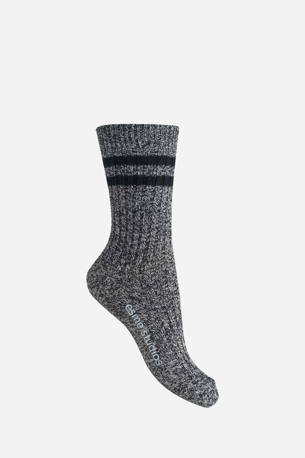 Esme Black Knit Socks / Pack of 2