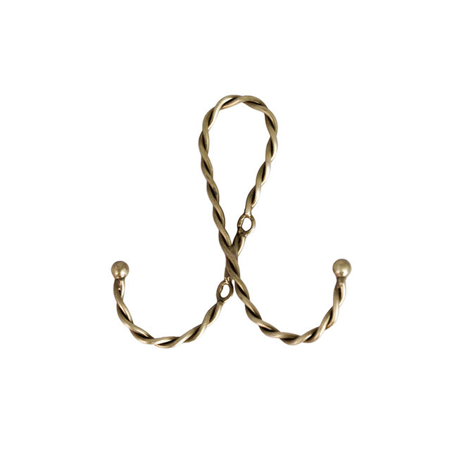 Wall Hook Estelle Loop Brass