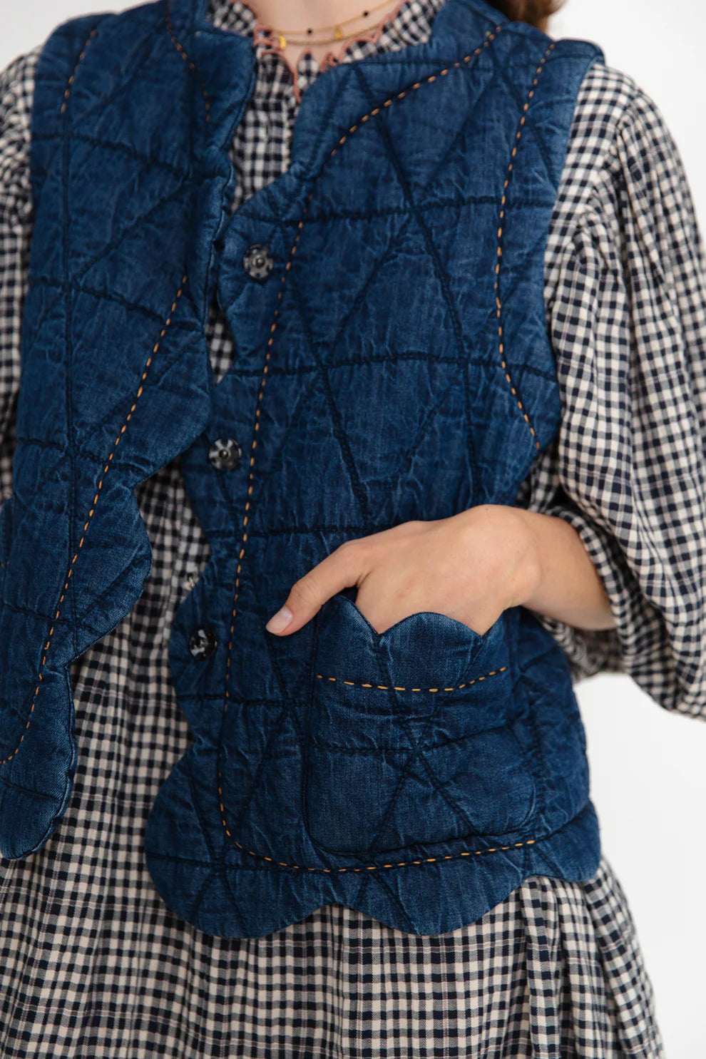 Estelle Gilet / Dark Denim