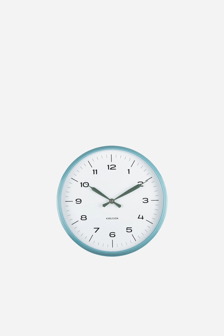 Wall clock Modern Factory / Misty Blue