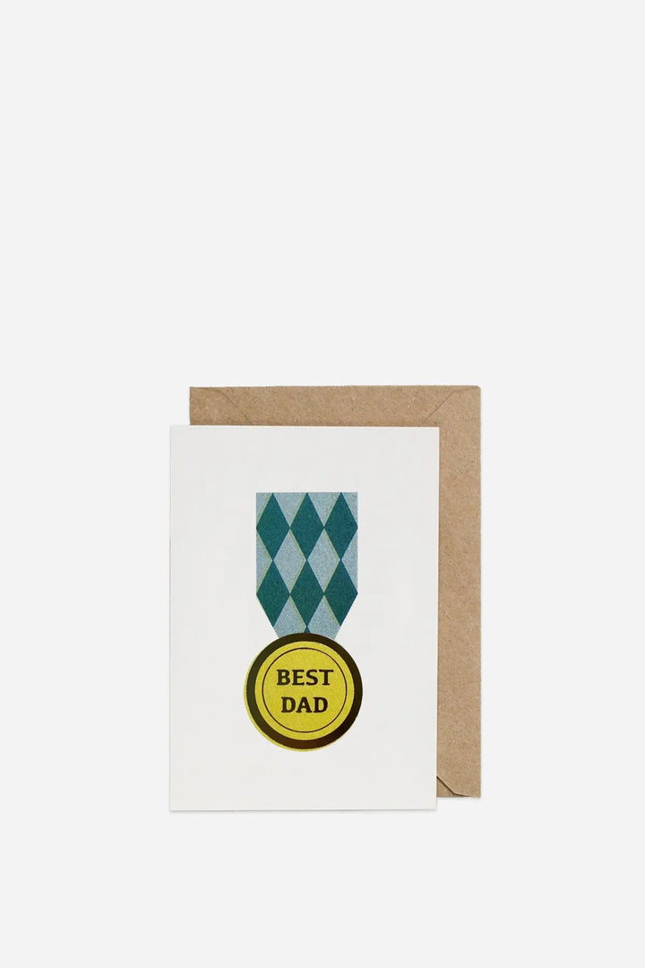 Best Dad Father's Day Card / Medal