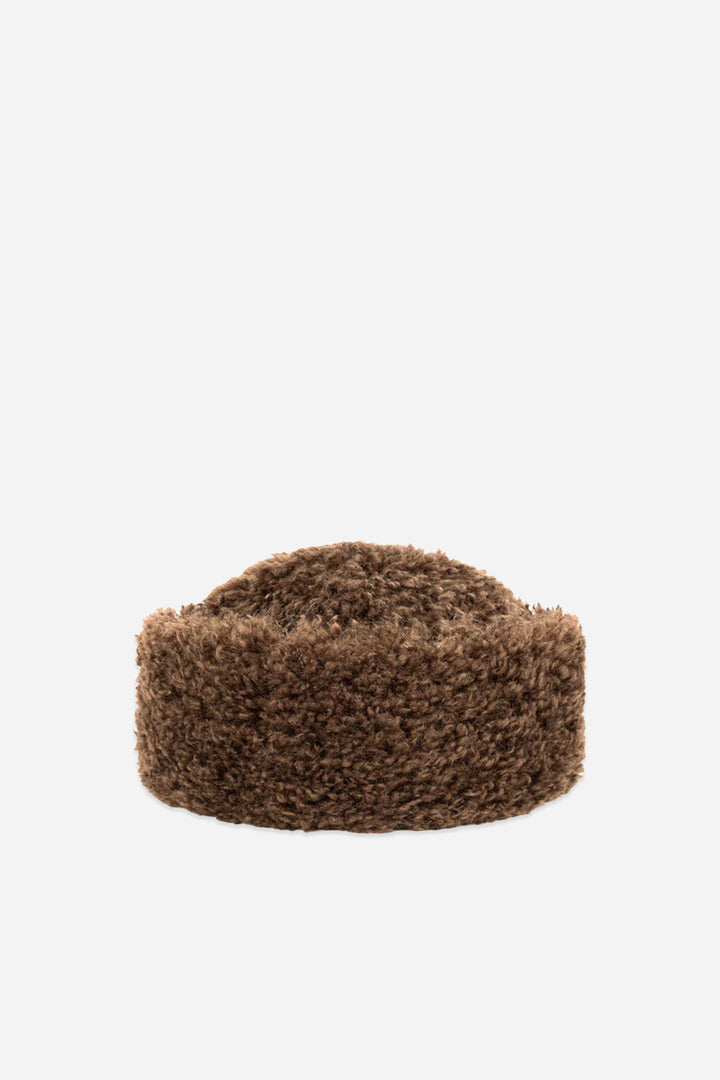 Sherpa Hat / Faux Sheepskin Chestnut