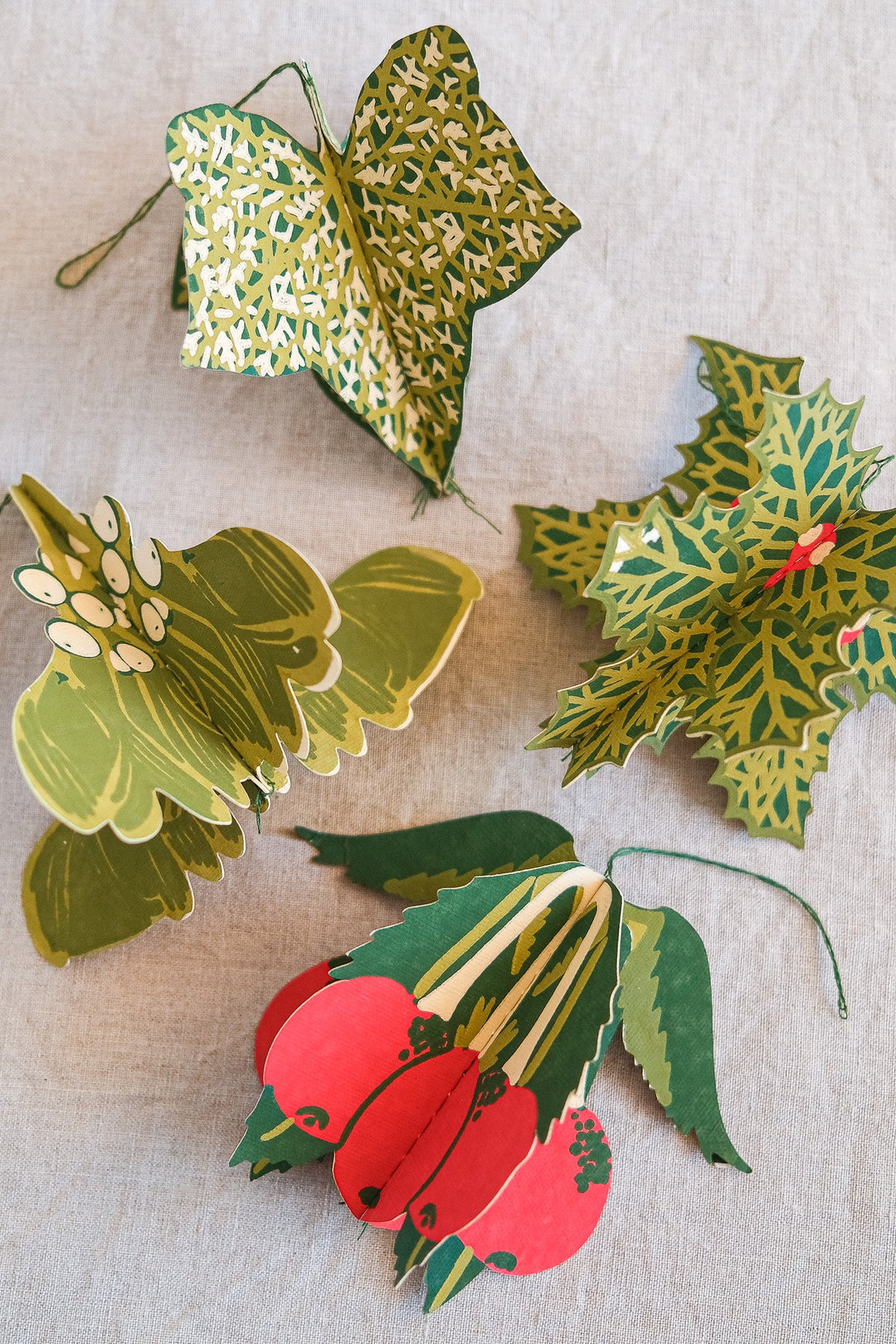 Paper Decorations / Festive Foliage