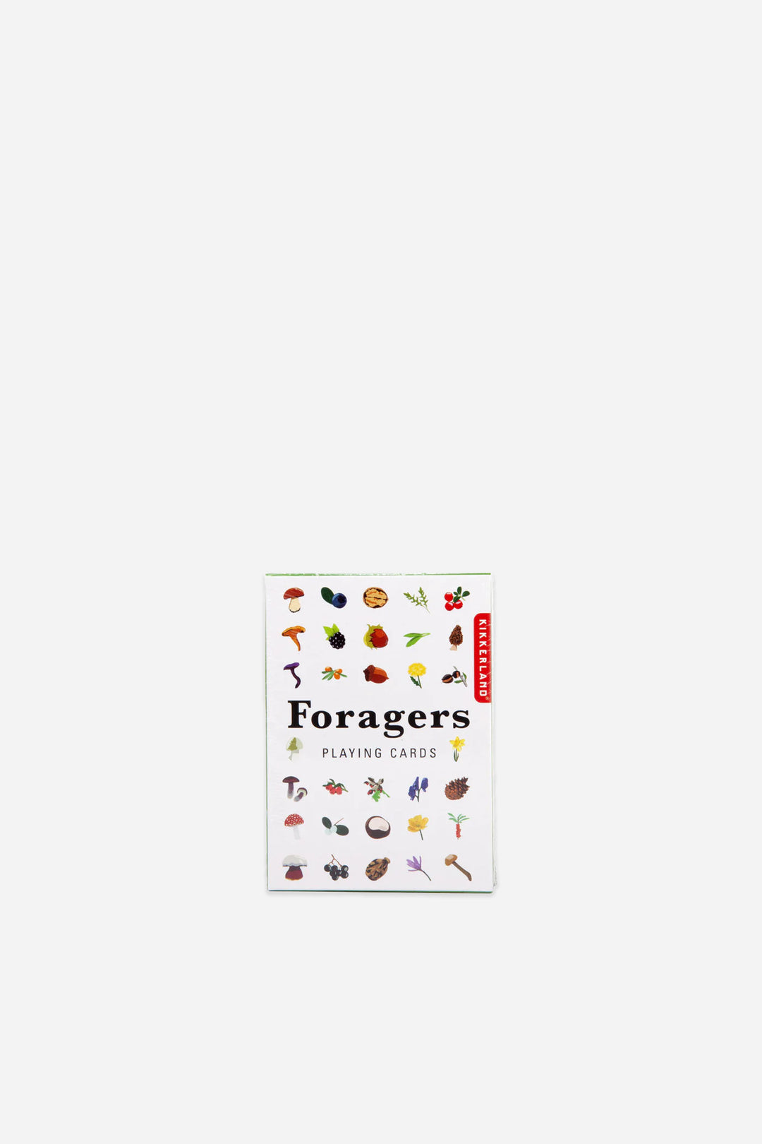 playing cards 'Foragers' with illustrations on a white background