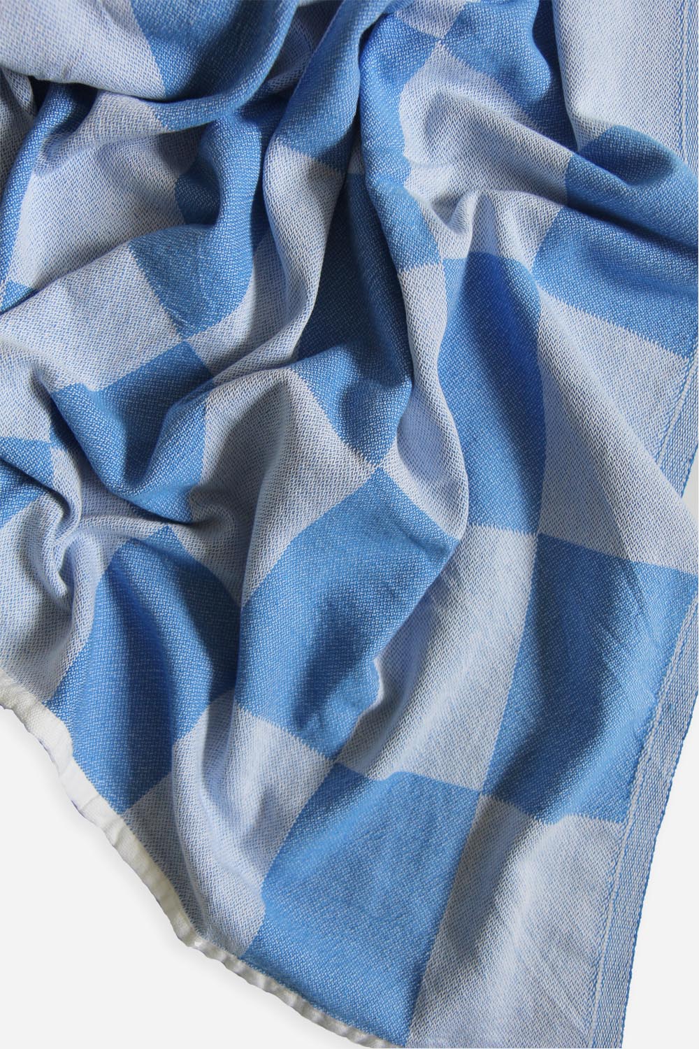 Check Turkish Towel / Royal Blue