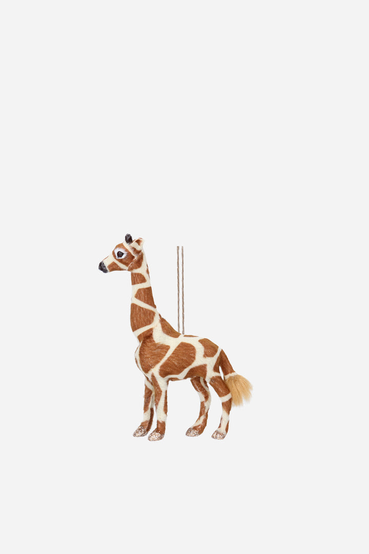 Faux Fur Giraffe Decoration