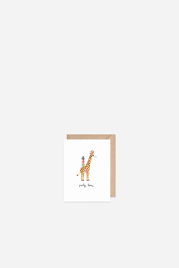 Giraffe Party Time