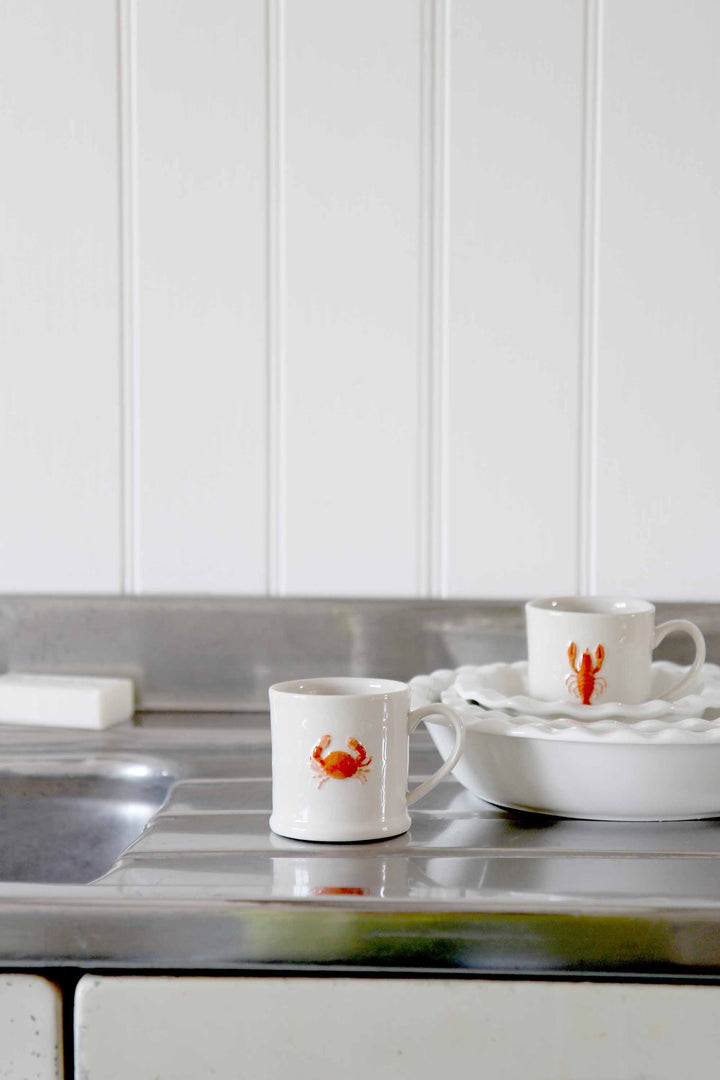 Lobster Stoneware Mini Mug