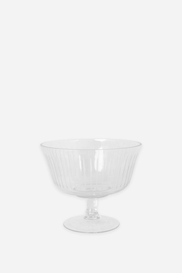 glass serving bowl