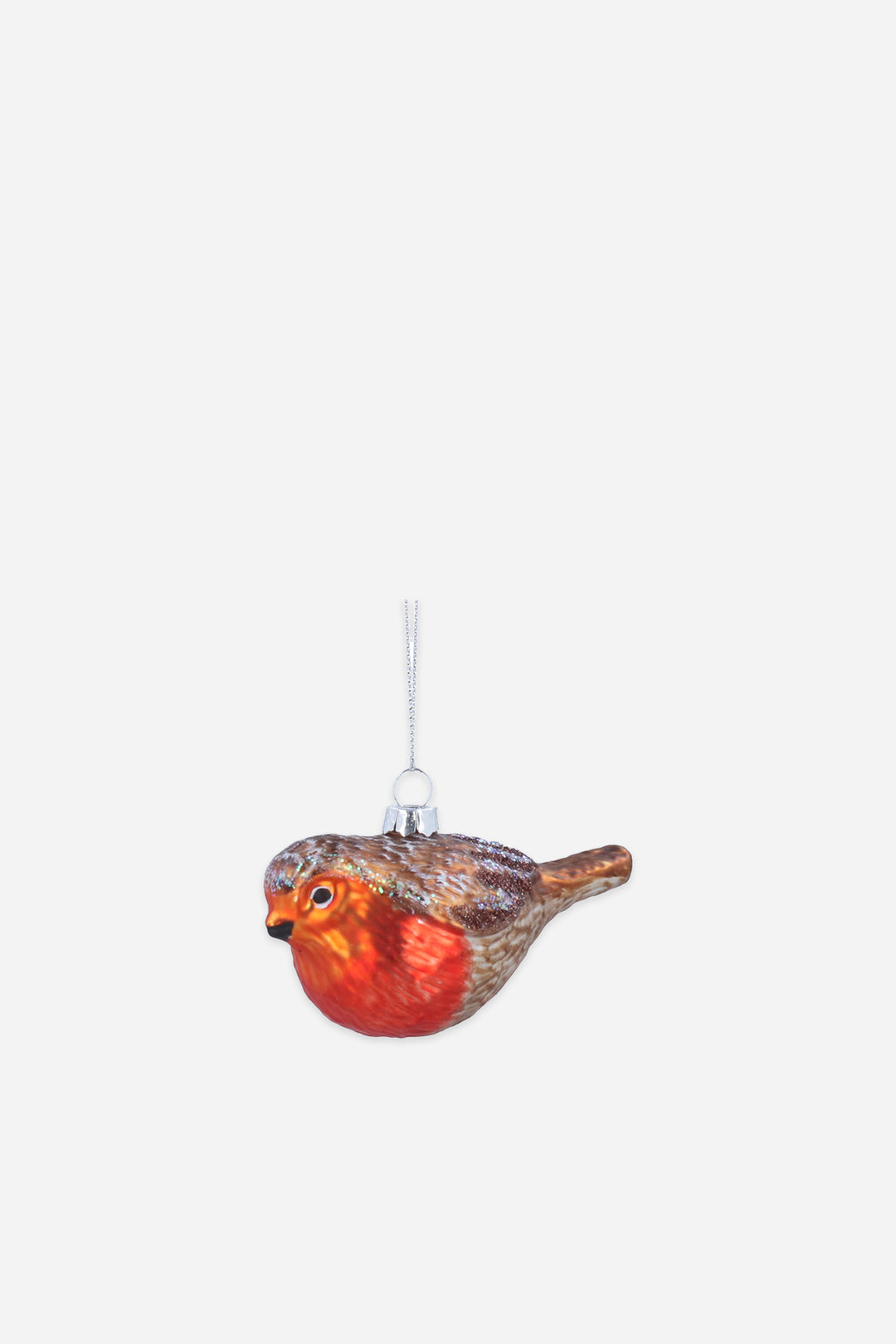 Painted Glass Robin Dec