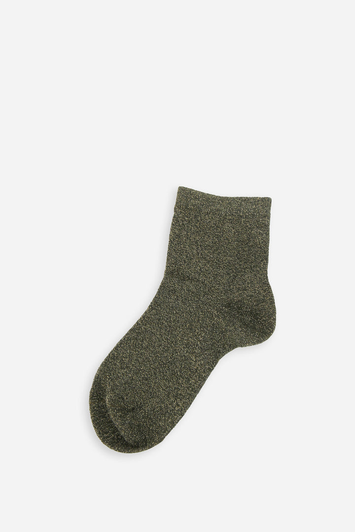 Glitter Socks / Olive