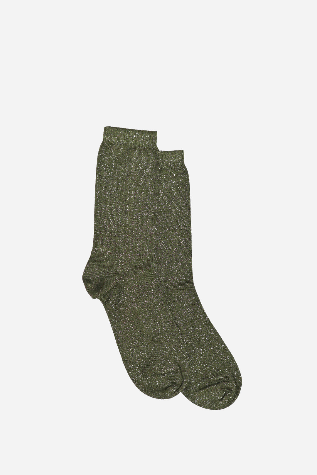 glitter socks army green