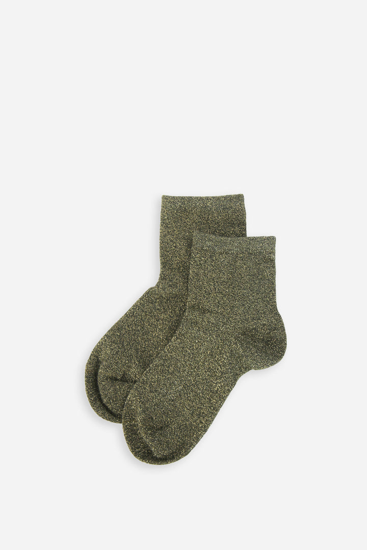 Glitter Socks / Olive