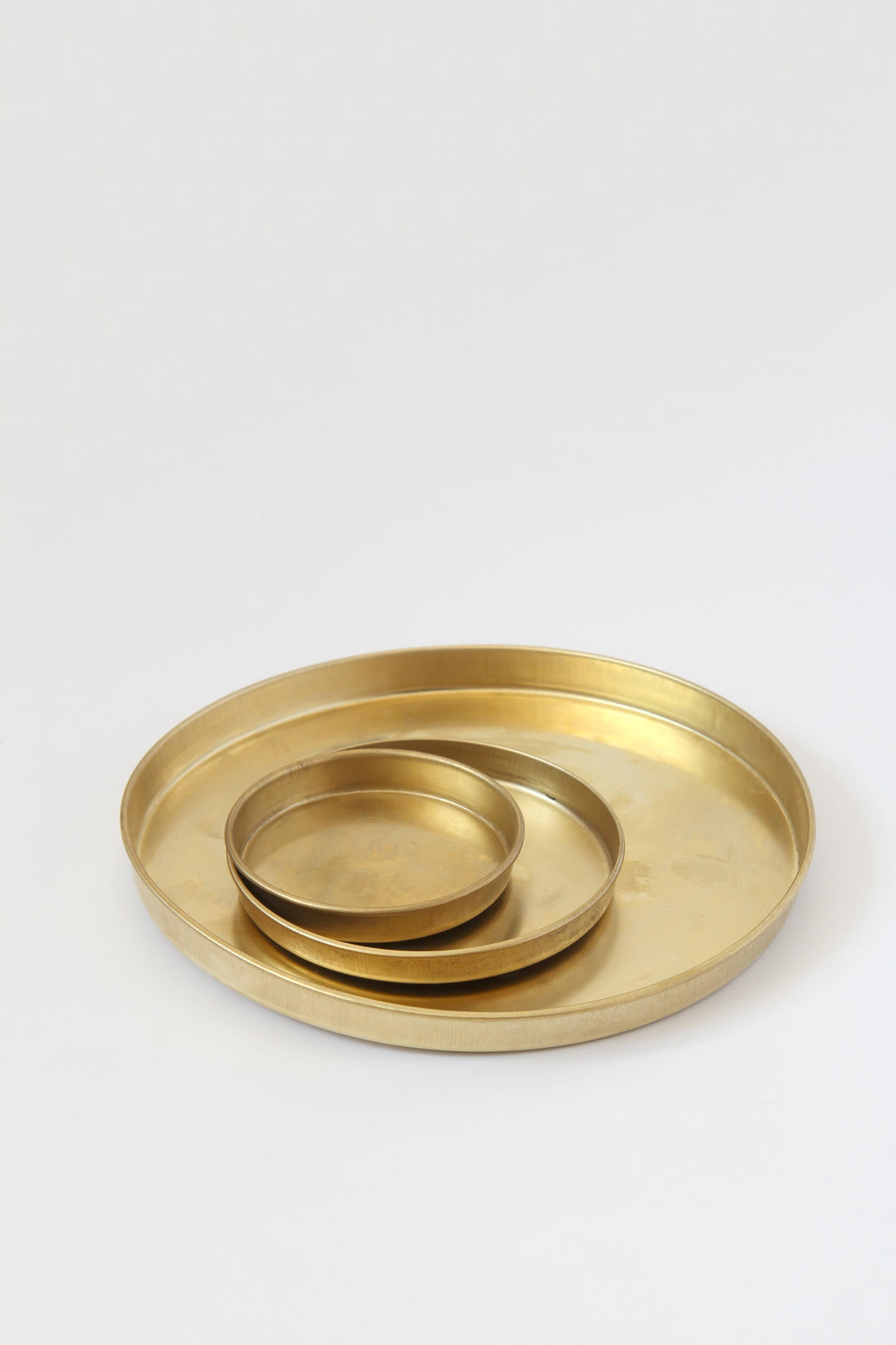 Gold Candle Tray / 8cm