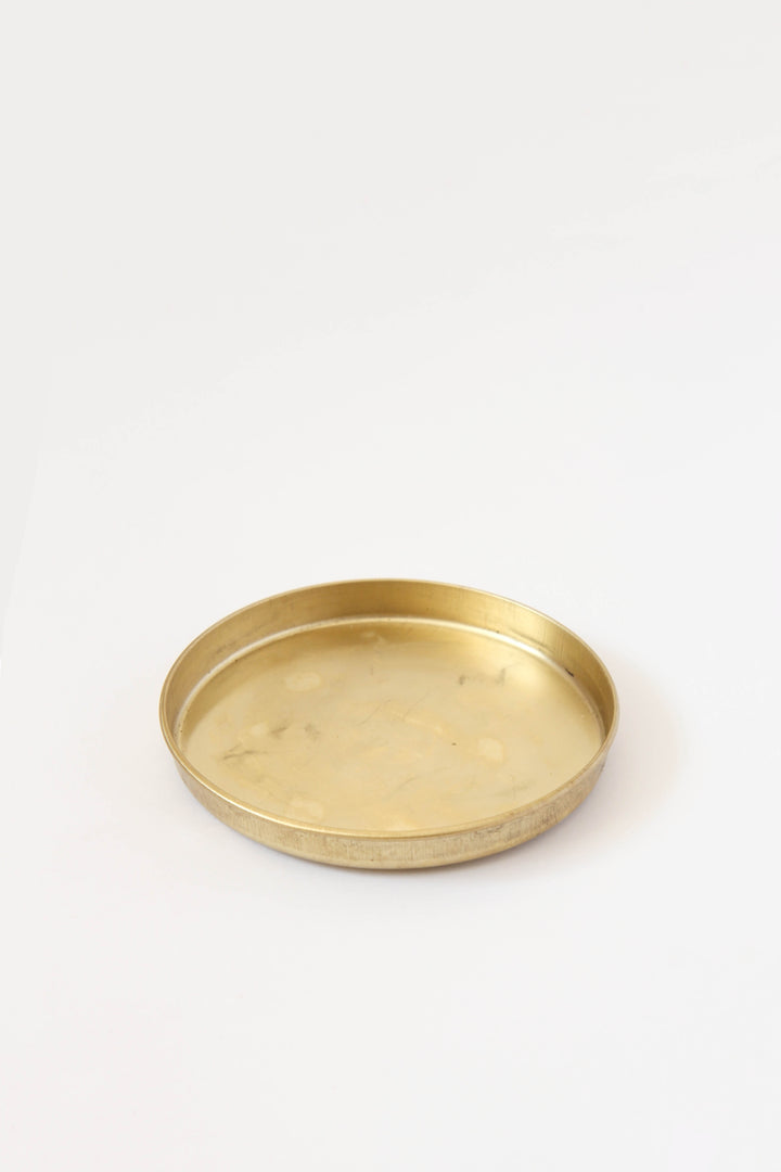 Gold Candle Tray / 10.5cm