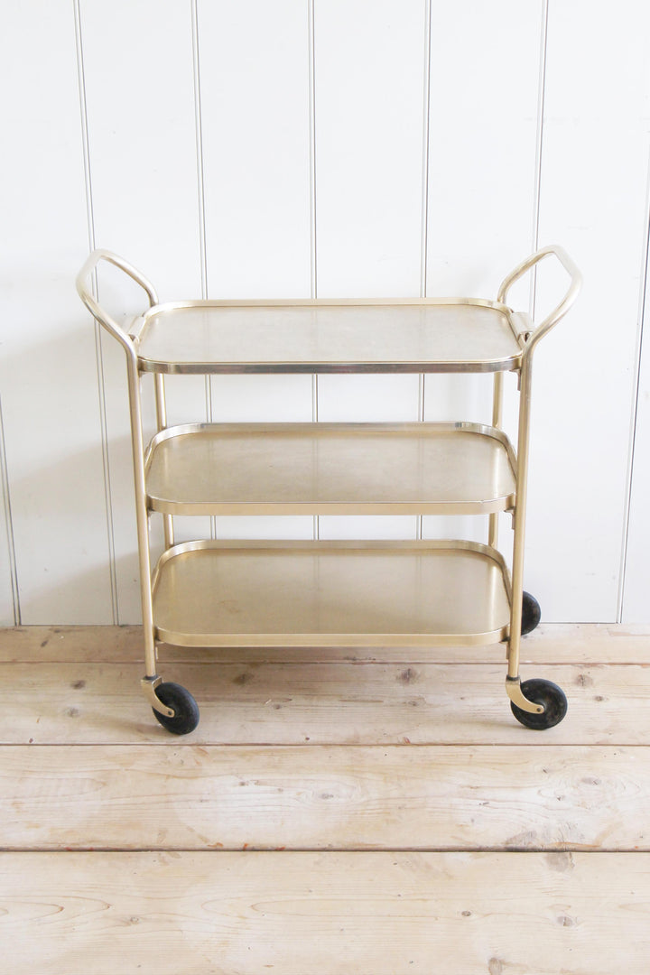 Gold Drinks Trolley