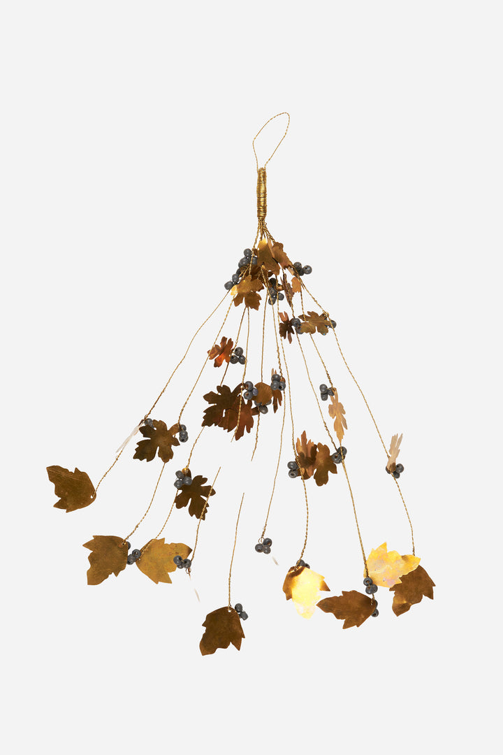 Gloria Gold Leaf Hanging Decoration