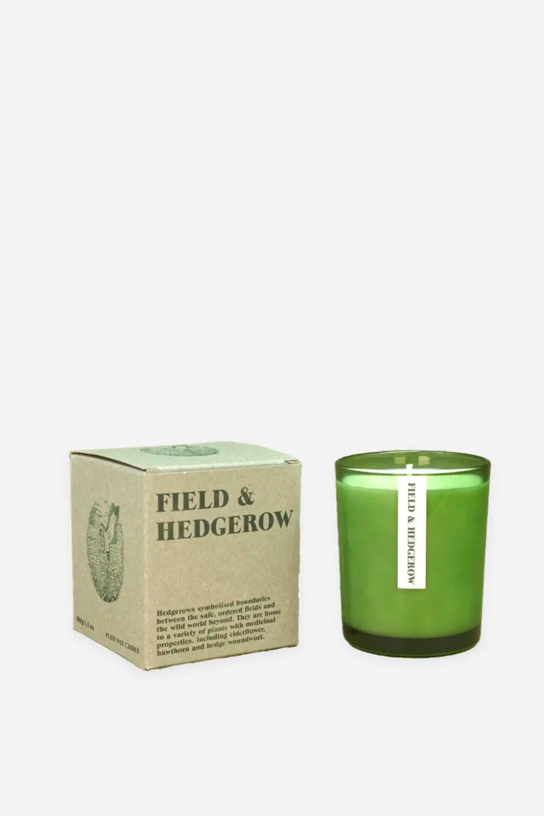 Green Botanical 20cl Candles / Field & Hedgerow