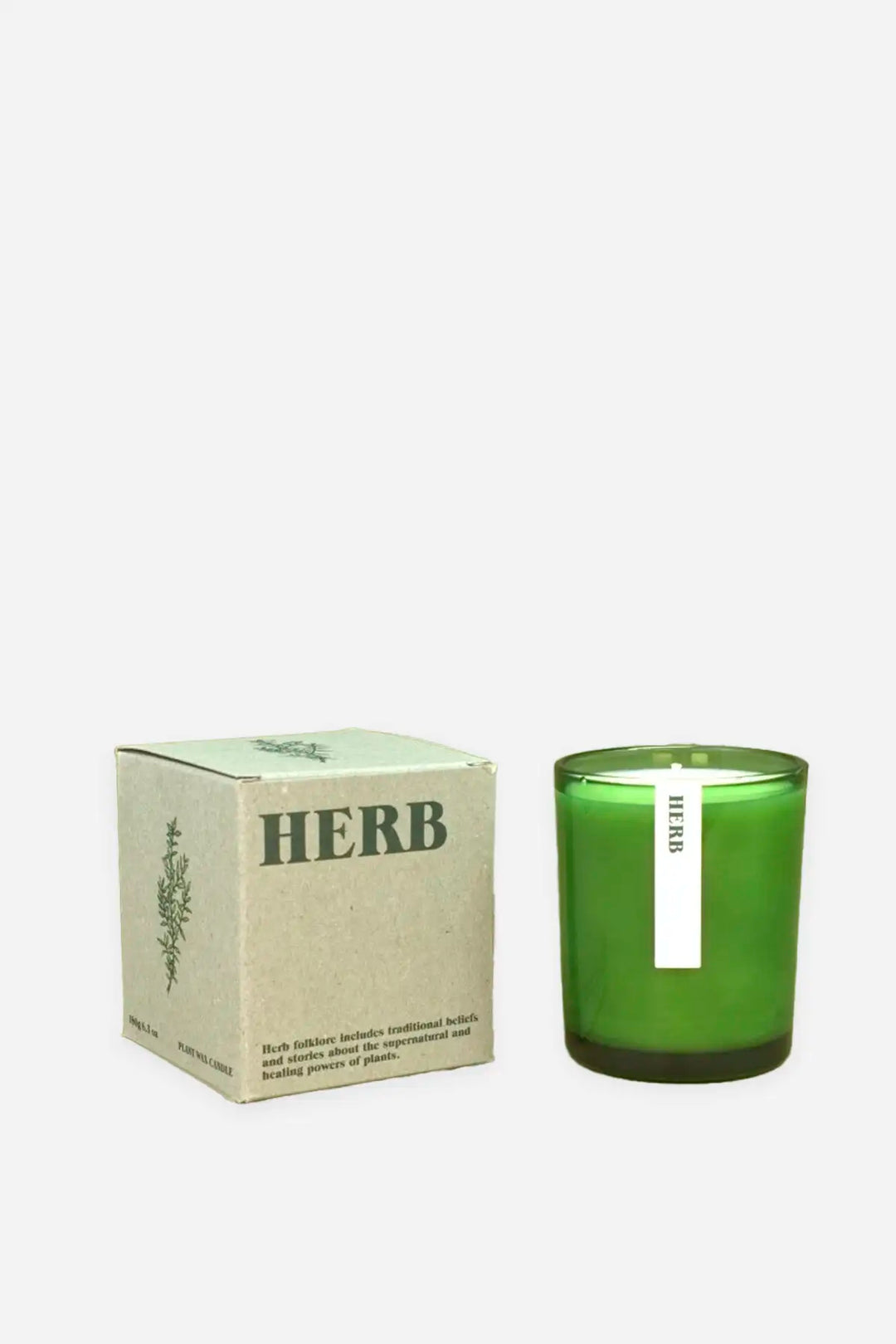 Green Botanical 20cl Candles / Herb