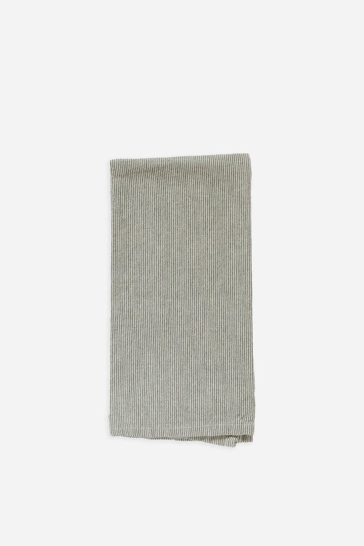 Vilhelm Green Stripe T-Towel