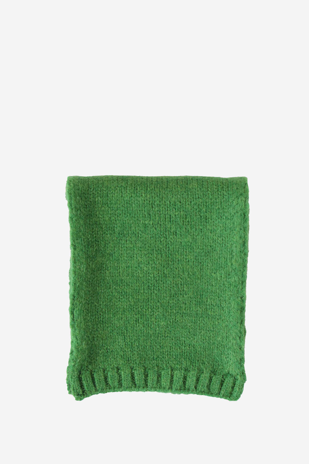 Knitted Scarf  / Green - Domestic Science Home