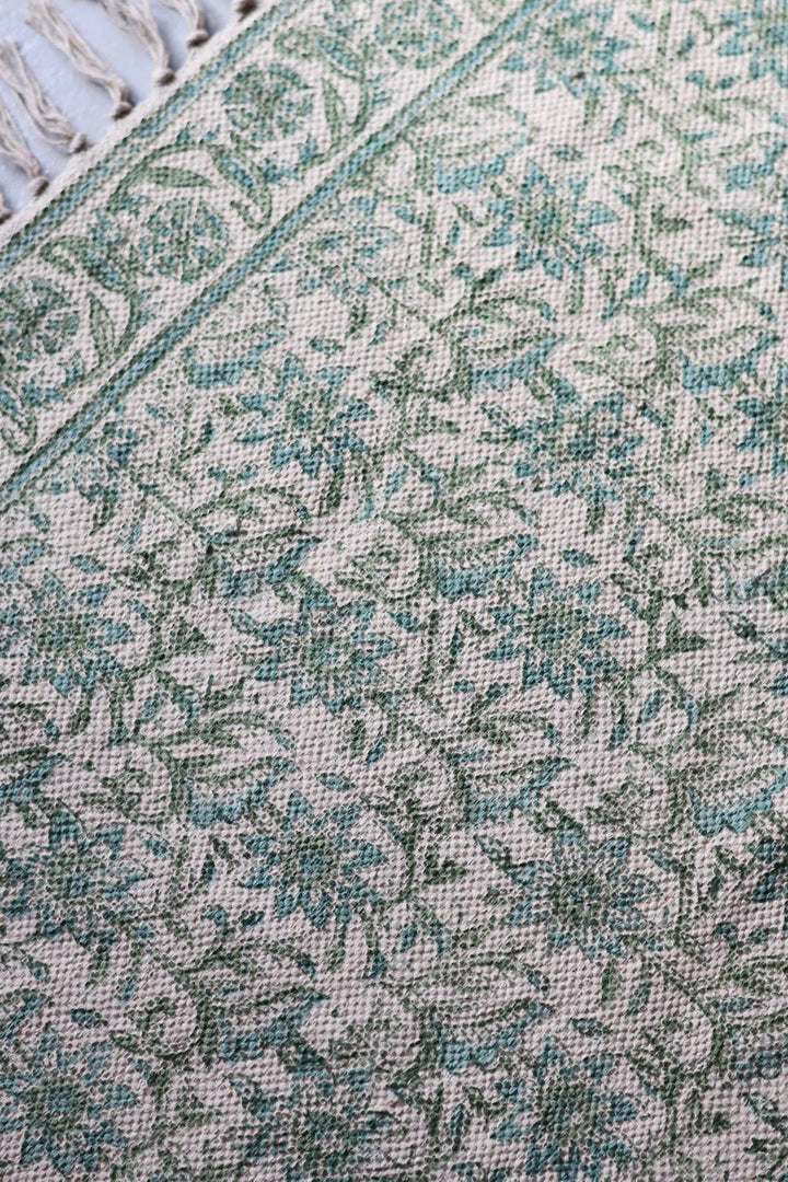 Green Printed Rug 120x180 / 4502