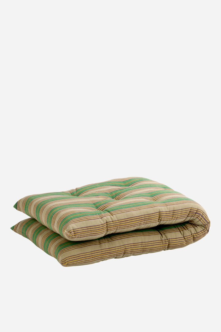 Striped Cotton Mattress 45x125cm / Camel Green Purple