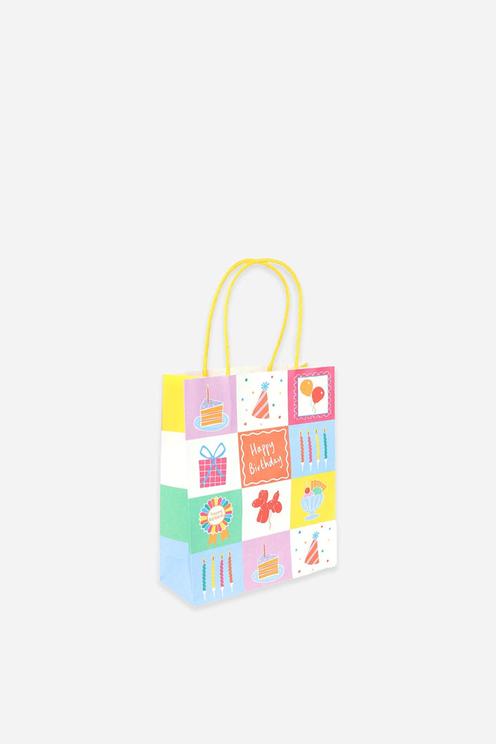 Happy Birthday Icons Gift Bags  8pk