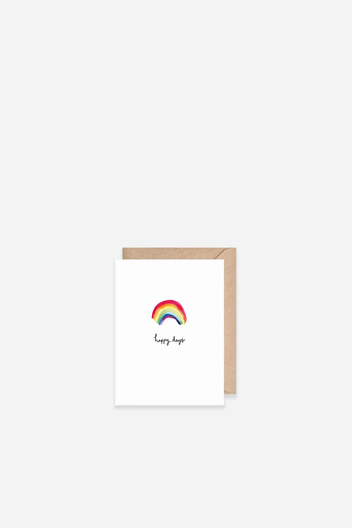 Rainbow Happy Days Mini Card