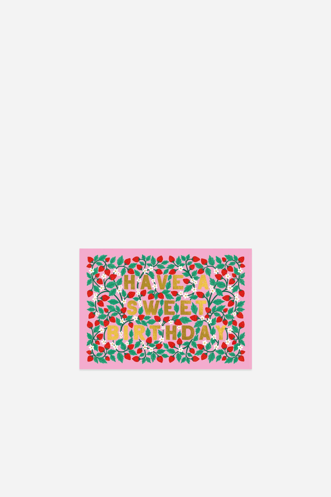 Little Wonders Birthday Strawberries Card