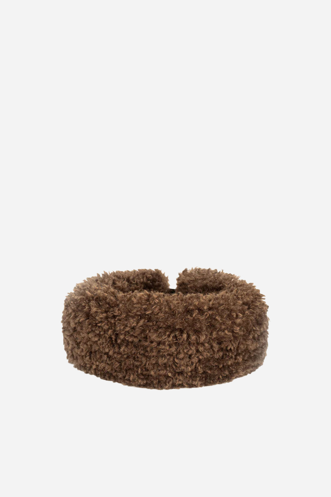 Huff Headband / Faux Sheepskin Chestnut