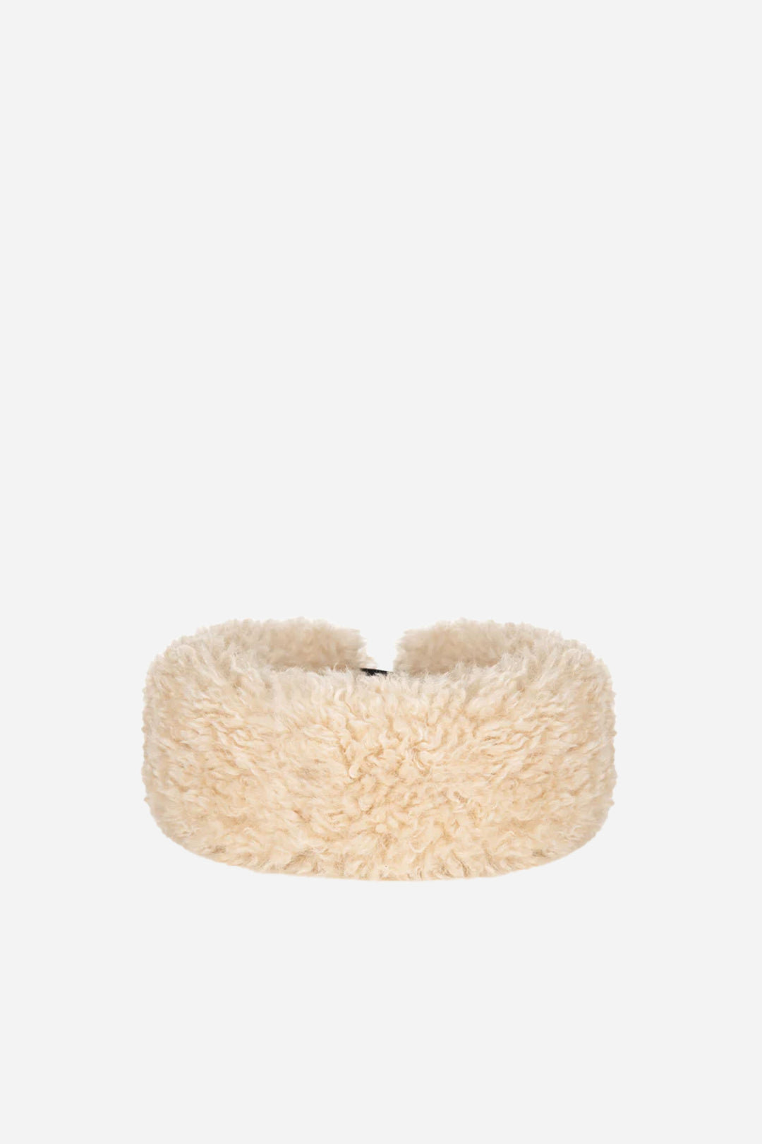 Huff Headband / Faux Sheepskin Cream