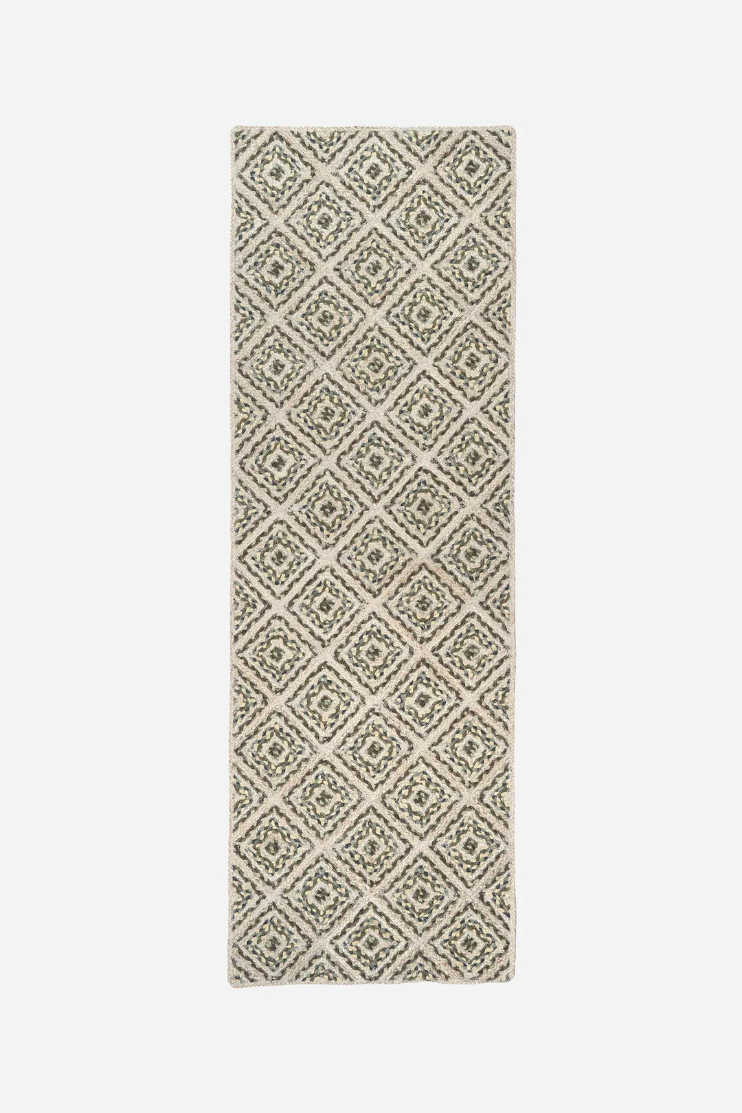 Hedgerow Mosaic Jute Runner Rectangle
