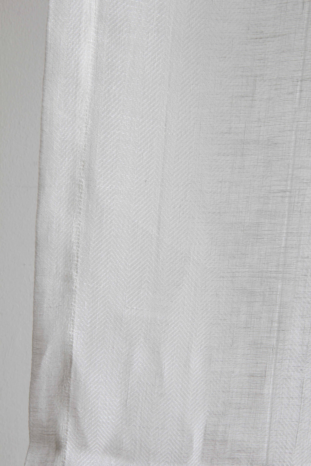 Linen Voile Curtain Chevron Milk / 140 X 280cm